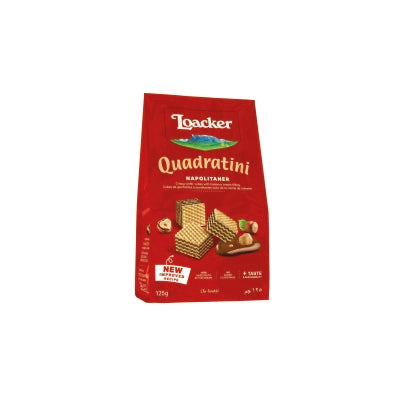 Loacker Quadratini Noisette 125g Loacker Quadratini Noisette 125g