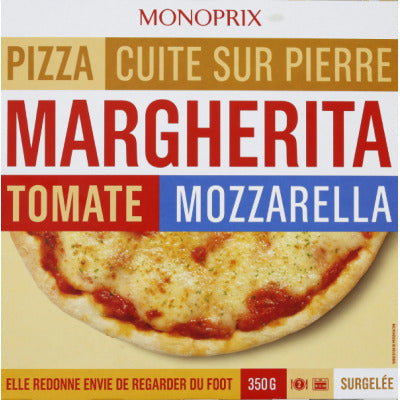 Monoprix Pizza Margherita Surgelée 350G Monoprix Pizza Margherita Surgelée 350G