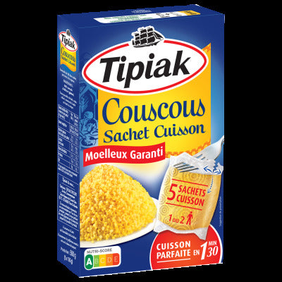 Tipiak Couscous Sachets Cuisson X5 500G Tipiak Couscous Sachets Cuisson X5 500G