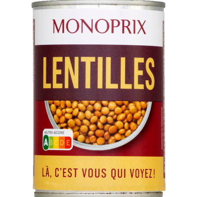 Monoprix Lentils 265g