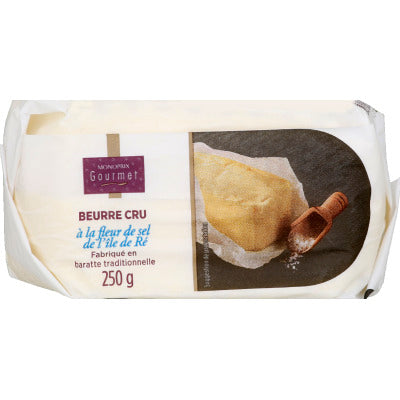 Monoprix Gourmet raw butter with fleur de sel from the Isle of Ré 250g