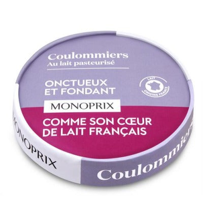 Monoprix Coulommiers au lait pasteurisé 350g Monoprix Coulommiers au lait pasteurisé 350g