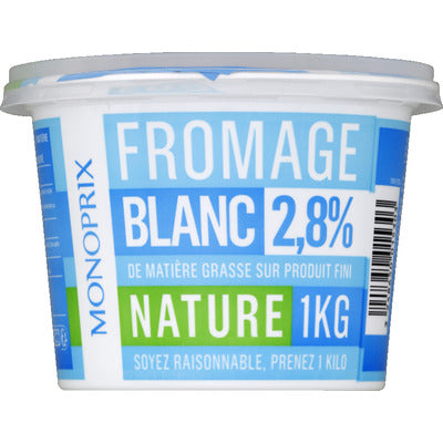 Monoprix White cheese 2.8% fat 1kg