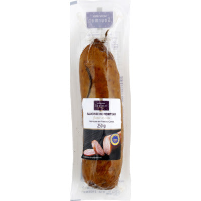 Monoprix Gourmet Saucisse de Morteau fumée et cuite 250g Monoprix Gourmet Saucisse de Morteau fumée et cuite 250g