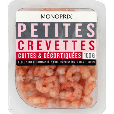 Monoprix Small cooked peeled shrimps 100g