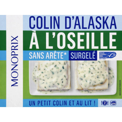 Monoprix Colin d'Alaska à l'oseille 400 g Monoprix Colin d'Alaska à l'oseille 400 g
