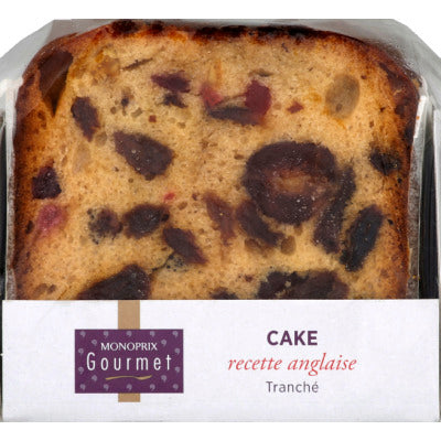 Monoprix Gourmet Cake Anglais Tranché 400G Monoprix Gourmet Cake Anglais Tranché 400G