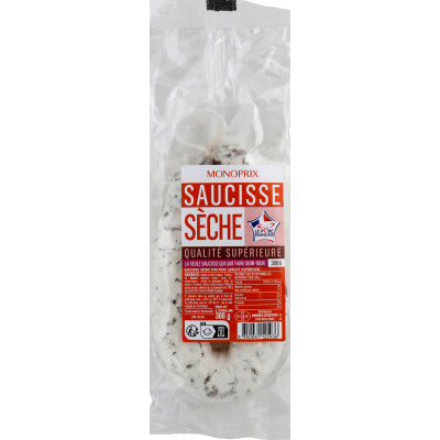 Monoprix Saucisse Sèche Qualité Supérieure 300G Monoprix Saucisse Sèche Qualité Supérieure 300G