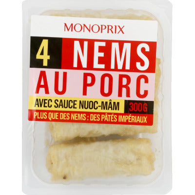 Monoprix Nem Pork + Sauce 300G