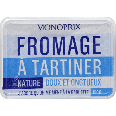 Monoprix Natural Spreadable Cheese 150g