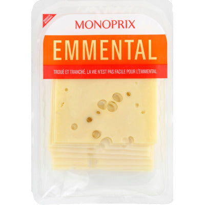 Monoprix Emmental slices 200g