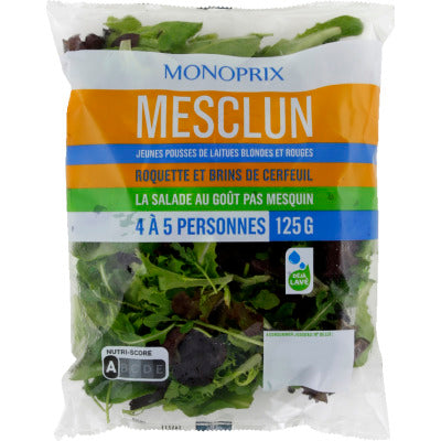 Monoprix mesclun 125g Monoprix mesclun 125g