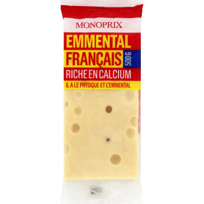 Monoprix Emmental français 500g Monoprix Emmental français 500g