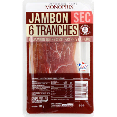Monoprix Dry Ham 120g