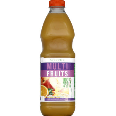 Monoprix Multifruit Juice 100% pressed fruit 1.5L