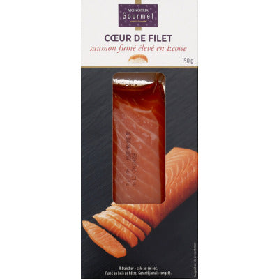 Monoprix Gourmet Smoked Salmon Fillet Heart 150g