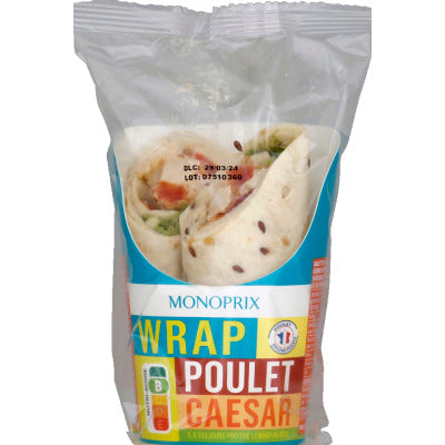 Monoprix Chicken Caesar Wrap 180g