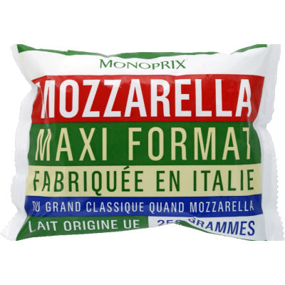 Monoprix Mozzarella Maxi Format 250g Monoprix Mozzarella Maxi Format 250g