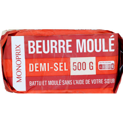 Monoprix semi-salted molded butter 500g