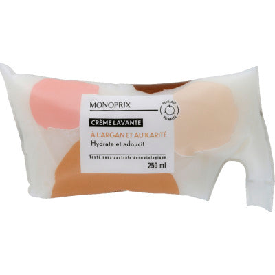 Monoprix Recharge Crème Lavante Argan Karité 250Ml Monoprix Recharge Crème Lavante Argan Karité 250Ml