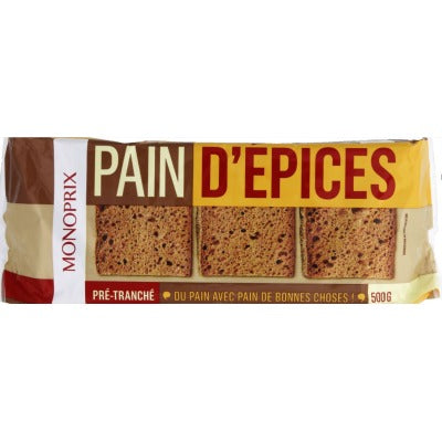 Monoprix Pains D'Épices 500G Monoprix Pains D'Épices 500G