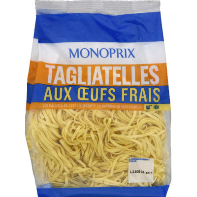 Monoprix tagliatelle with fresh eggs 350g