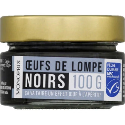 Monoprix oeufs lompes noir 100g Monoprix oeufs lompes noir 100g