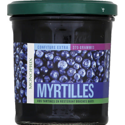 Monoprix Extra Blueberry Jam 370g