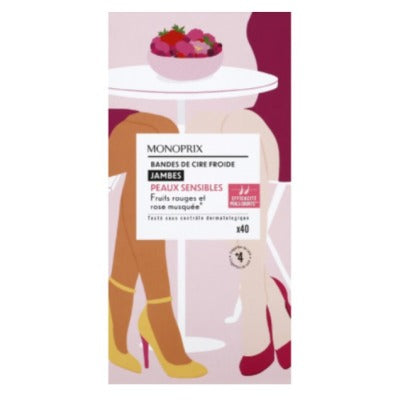 Monoprix Cold Wax Strips Legs X40