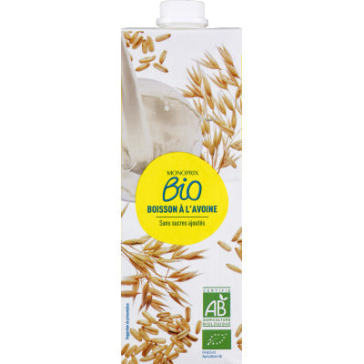Monoprix Bio Boisson à l'Avoine Sans Sucres Ajoutés 1L Monoprix Bio Boisson à l'Avoine Sans Sucres Ajoutés 1L