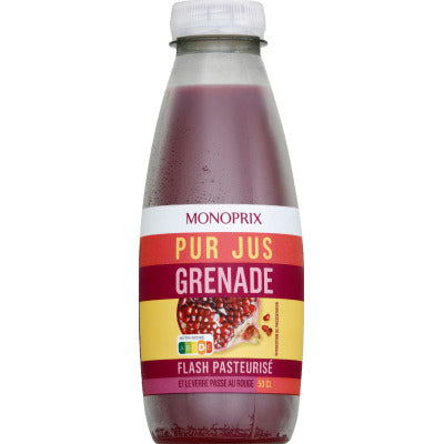 Monoprix Pure pomegranate juice 50cl