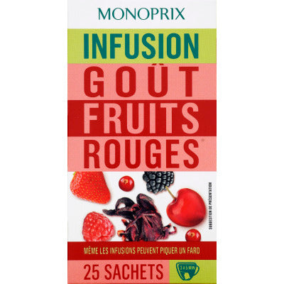 Monoprix Red Fruit Infusion 25 Sachets 37.5g