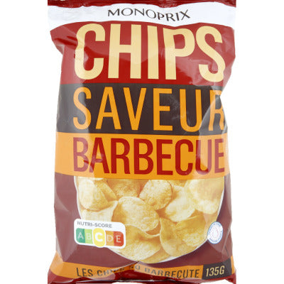 Monoprix Chips Saveur Barbecue 135g Monoprix Chips Saveur Barbecue 135g