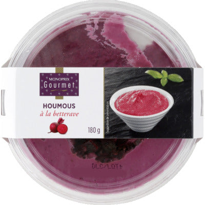 Monoprix gourmet Hummus Beetroot 180g