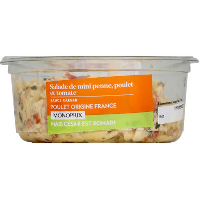 Monoprix Mini Penne Chicken Tomatoes Caesar Sauce 180g