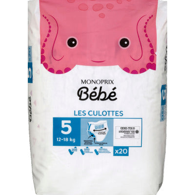 Monoprix Baby Panties Size 5 x20