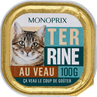 Monoprix Rabbit Terrine for Cats 100g