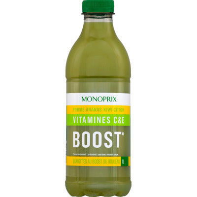 Monoprix Detox Juice vitamins C&E apple, pineapple, kiwi, lemon 1L