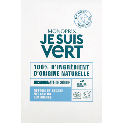 Monoprix I Am Green Baking Soda 500 G Monoprix I Am Green Baking Soda 500 G
