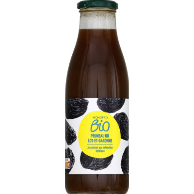 Monoprix Bio Origines Pure prune juice 75cl bottle