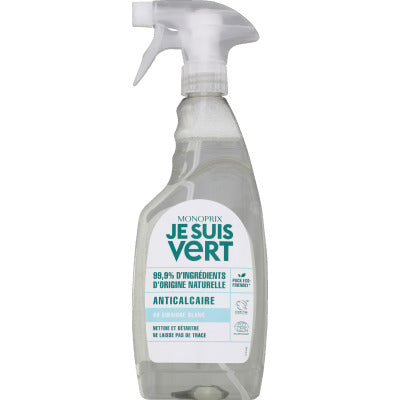 Monoprix I Am Green Anti-Scale With White Vinegar 75 Cl Monoprix I Am Green Anti-Scale With White Vinegar 75 Cl