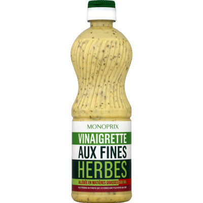 Monoprix Vinaigrette allégée aux fines herbes 50cl Monoprix Vinaigrette allégée aux fines herbes 50cl
