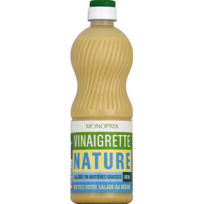 Monoprix Vinaigrette allégée nature 50cl Monoprix Vinaigrette allégée nature 50cl