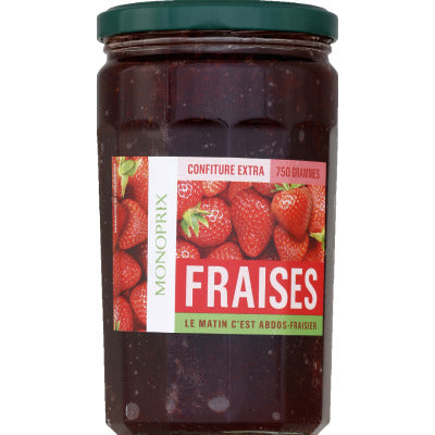Monoprix Confiture Extra de Fraises 750g Monoprix Confiture Extra de Fraises 750g