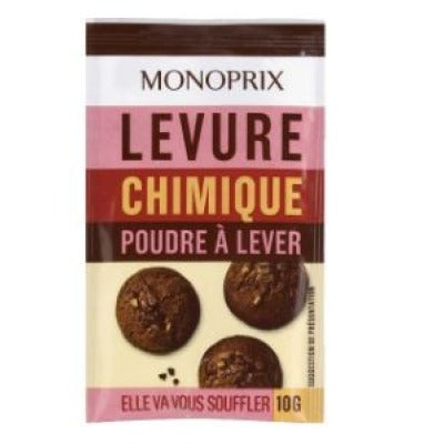 Monoprix Baking powder 5 x 10g Monoprix Baking powder 5 x 10g