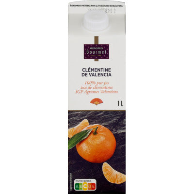 Monoprix Gourmet Pure Clementine Juice From Valencia 1 Liter