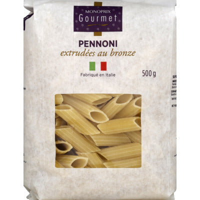 Monoprix Gourmet Pâtes Pennoni 500g Monoprix Gourmet Pâtes Pennoni 500g