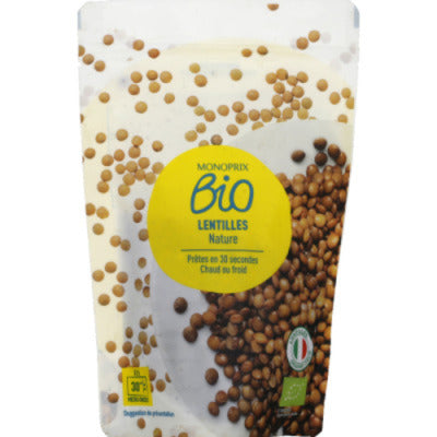 Monoprix Bio Lentilles nature bio 120g Monoprix Bio Lentilles nature bio 120g
