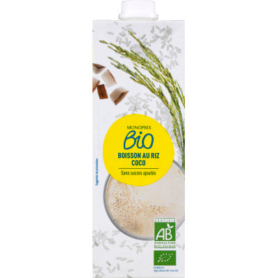 Monoprix Bio Boisson au riz coco 1L Monoprix Bio Boisson au riz coco 1L