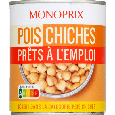 Monoprix Ready-to-use chickpeas 530g